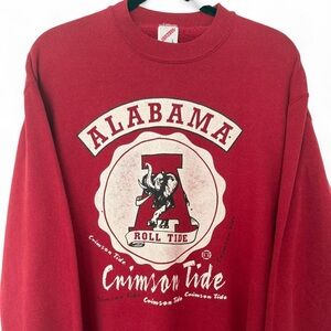 vintage 90s university of alabama graphic sweatshirt size small